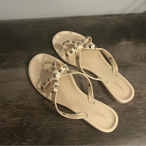 Women's Studded Jelly Flip Flop Size 8 - Picture 3 of 3